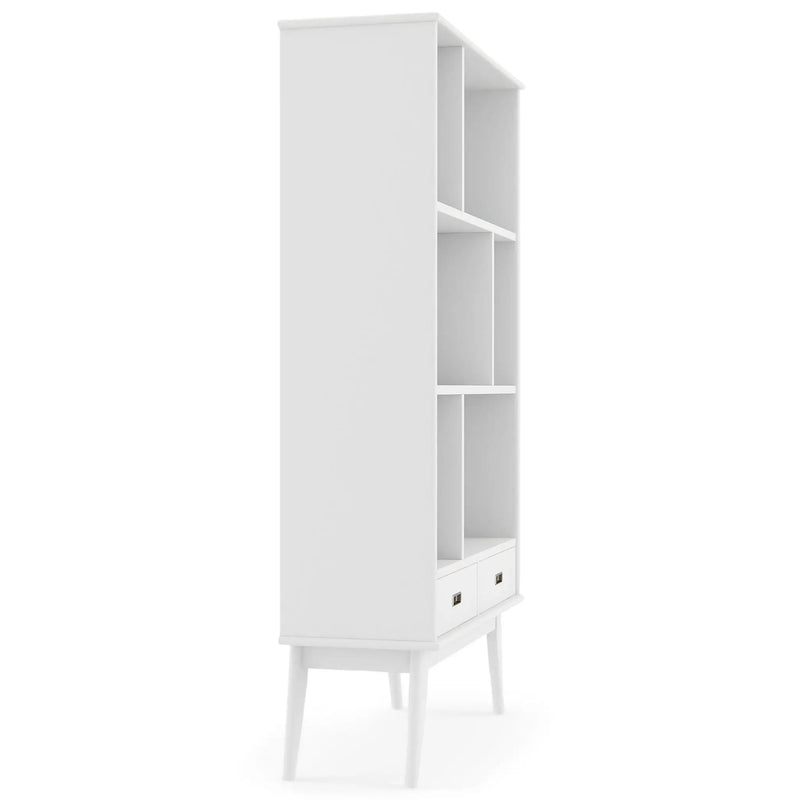 Draper - Mid Century Wide Bookcase And Storage Unit by Unique Piece Furniture