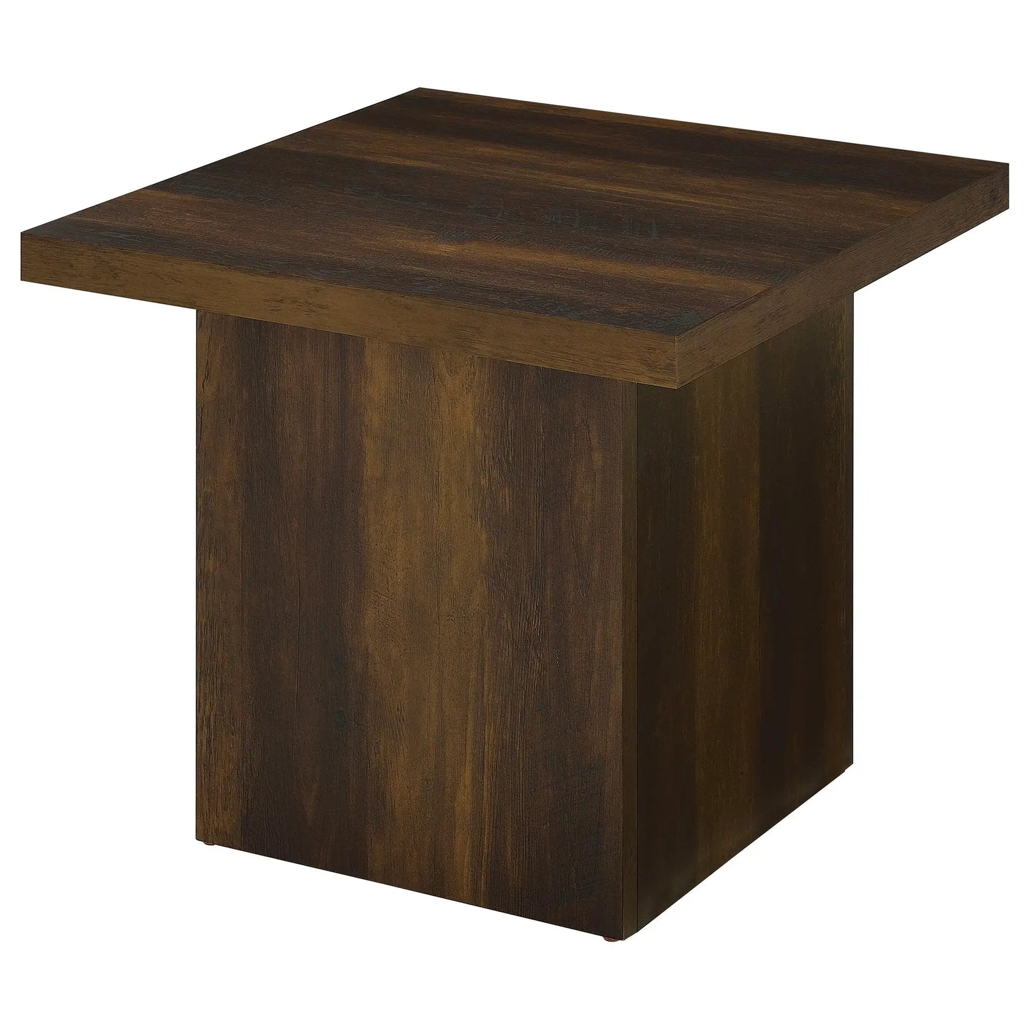 Devar 2-piece Square Coffee and End Table Set Dark Pine by Unique Piece Furniture