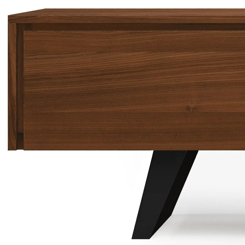 Lowry - Handcrafted TV Media Stand - Walnut by HouseOfZazla