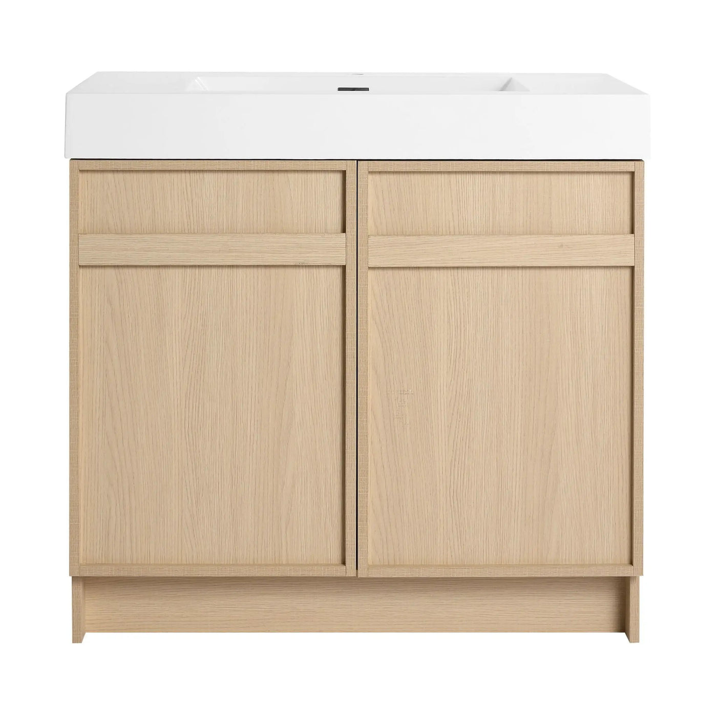 Freestanding Bathroom Vanity With Resin Sink & Soft Close Cabinet Doors by HouseOfZazla