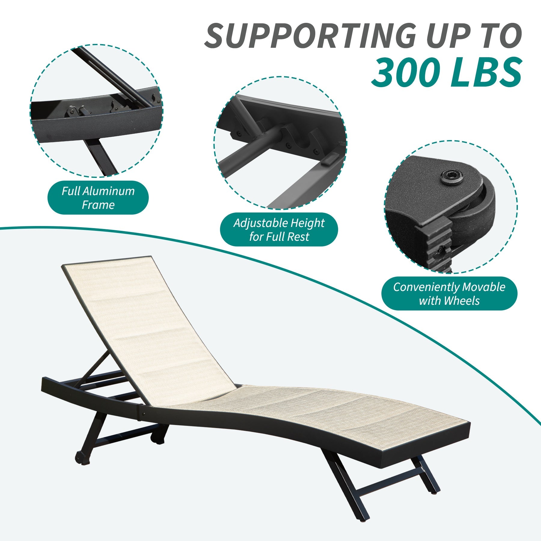 Patio Chaise Lounge Set of 2 by HouseOfZazla