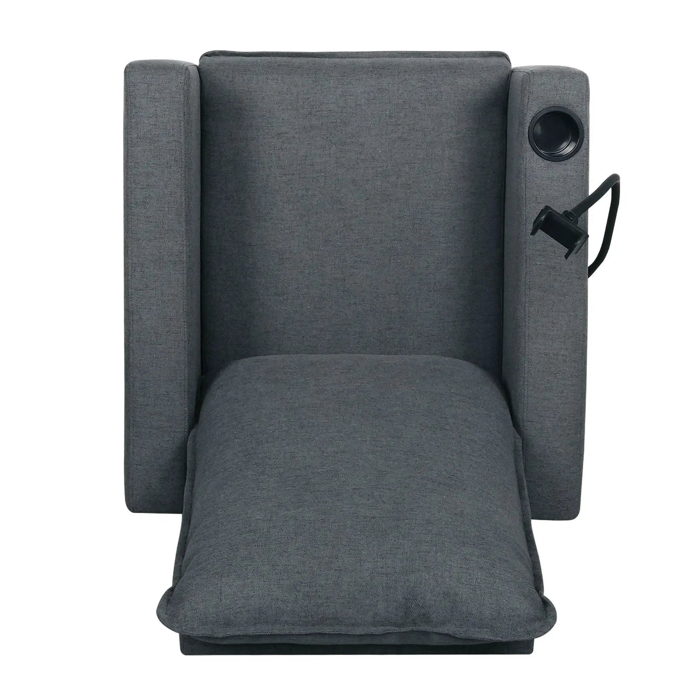 Recliner Chairs For Adults, Adjustable Recliner Sofa With Mobile Phone Holder & Cup Holder, Modern Reclining Chairs Fabric Push Back Recliner Chairs For Living Room, Bedroom by HouseOfZazla