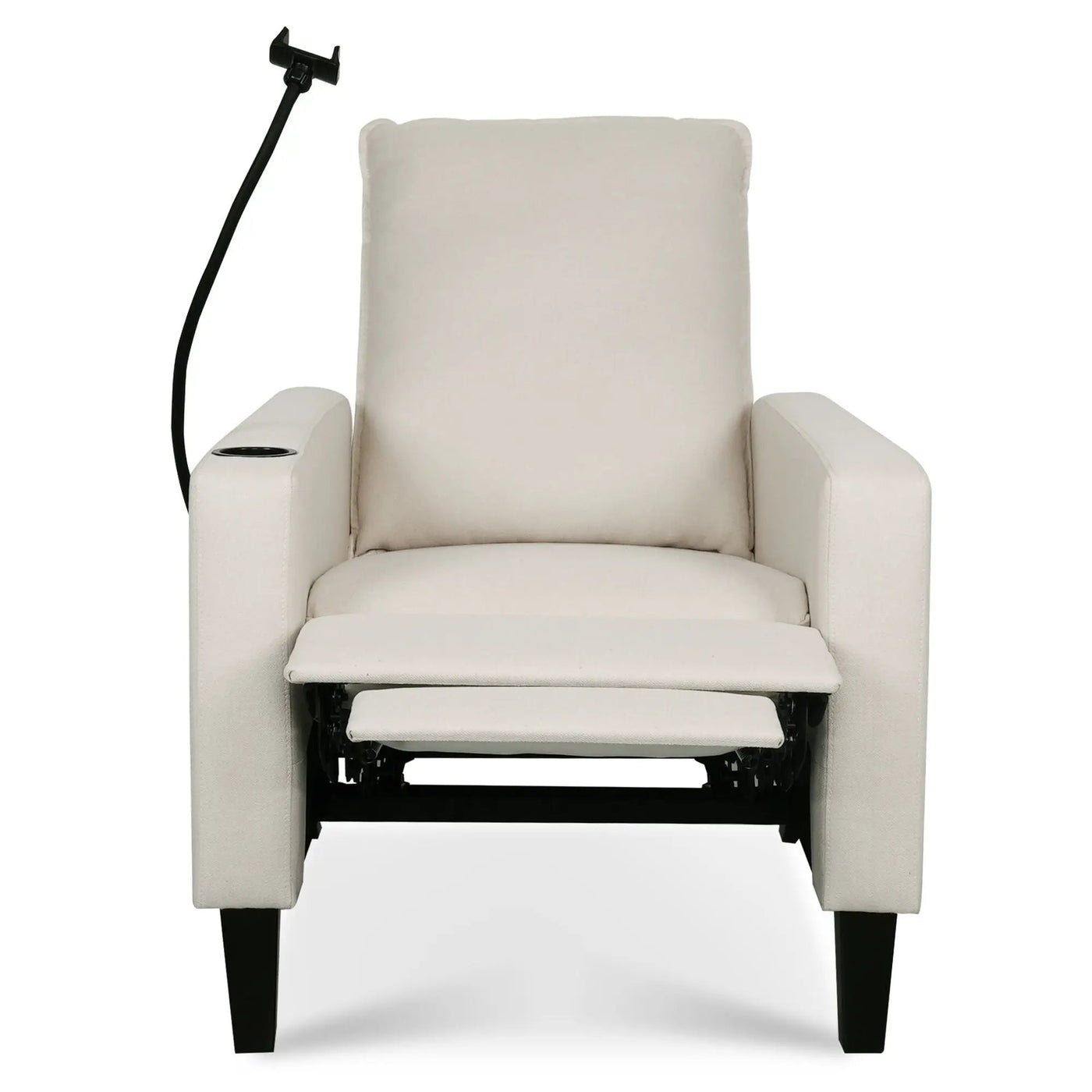 Recliner Chairs For Adults, Adjustable Recliner Sofa With Mobile Phone Holder & Cup Holder, Modern Reclining Chairs Fabric Push Back Recliner Chairs For Living Room, Bedroom by HouseOfZazla