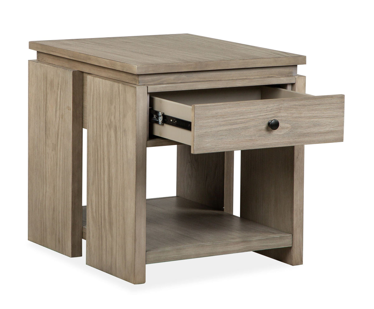 Conrad - Rectangular End Table - Stone Harbor Gray, photo 6 of 7