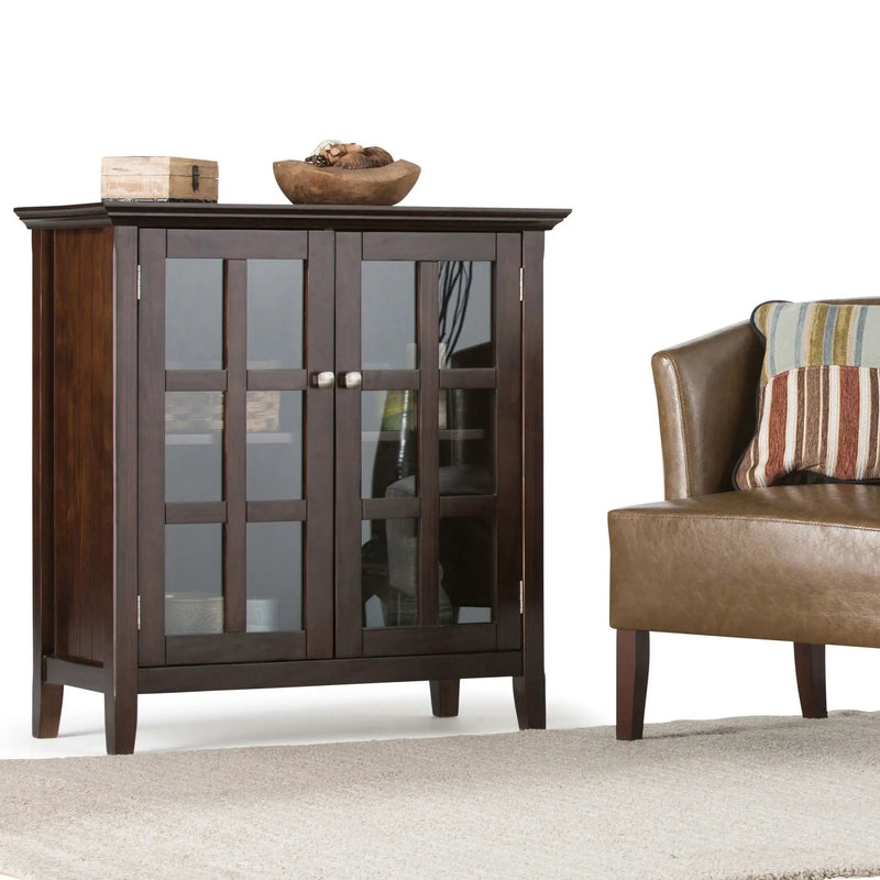 Acadian - Low Storage Cabinet - Brunette Brown by Unique Piece Furniture