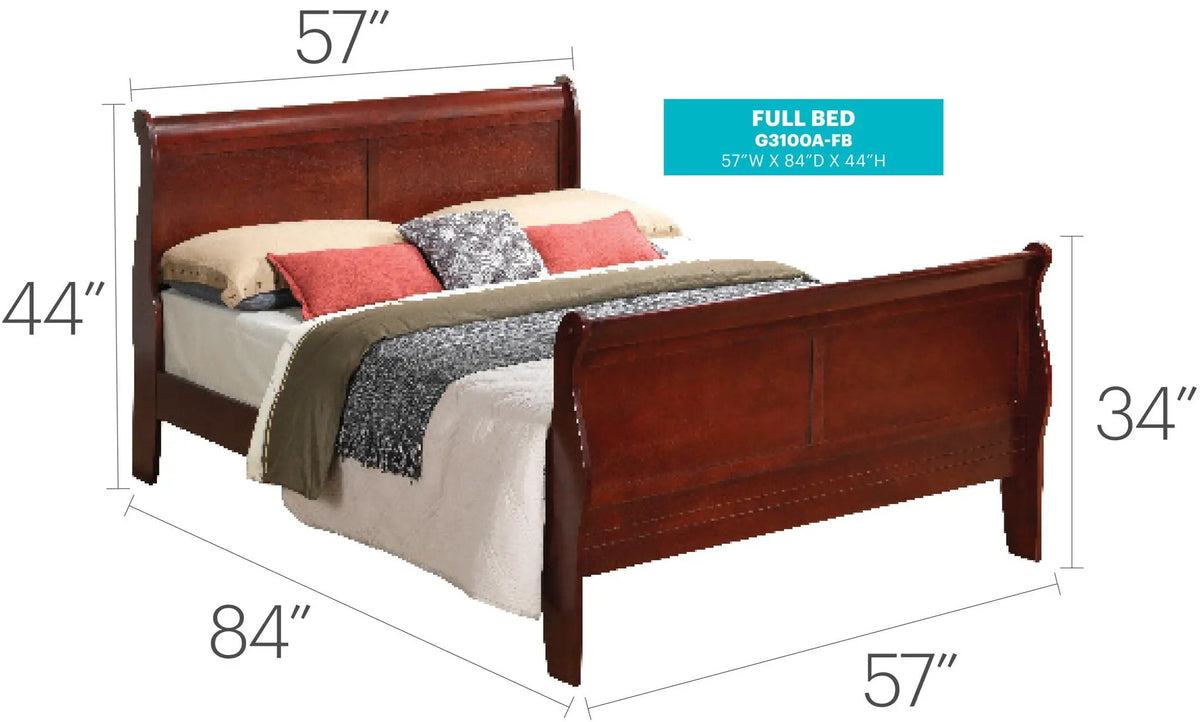 Panel Sleigh Bed by HouseOfZazla