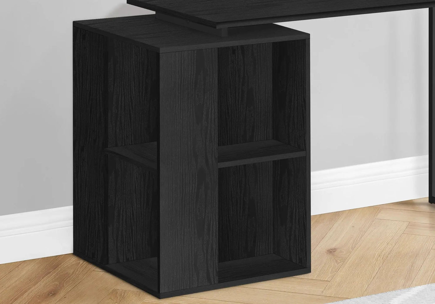 Computer Desk with Left/Right Setup and Storage Shelves by HouseOfZazla