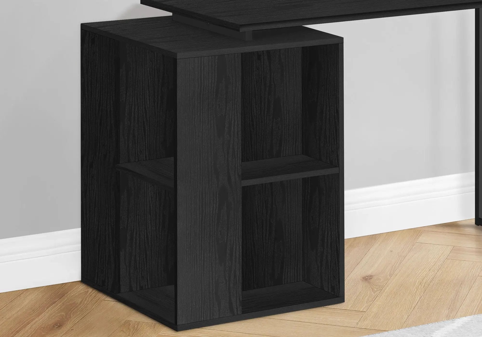 Computer Desk, Home Office, Left, Right Set-Up, Storage Shelves, Work, Laptop, Contemporary, Modern by Unique Piece Furniture