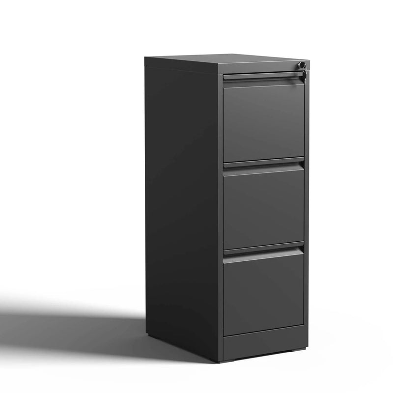 Steel Drawer Vertical File Cabinet With Lock For A4 Legal / Letter Size by Unique Piece Furniture