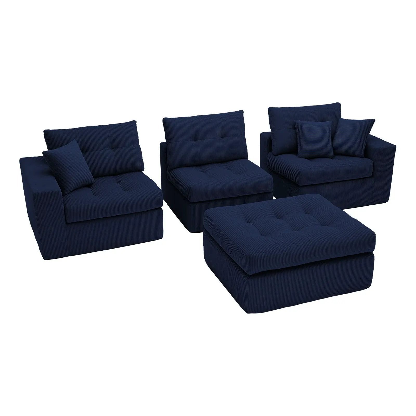 Corner Chaise L-Shaped Sectional Sofa Bed by HouseOfZazla