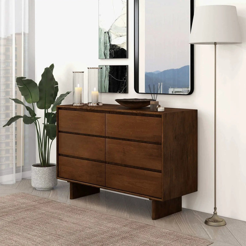 Dubrovnik - Dresser With 6 Drawers - Brown by Unique Piece Furniture