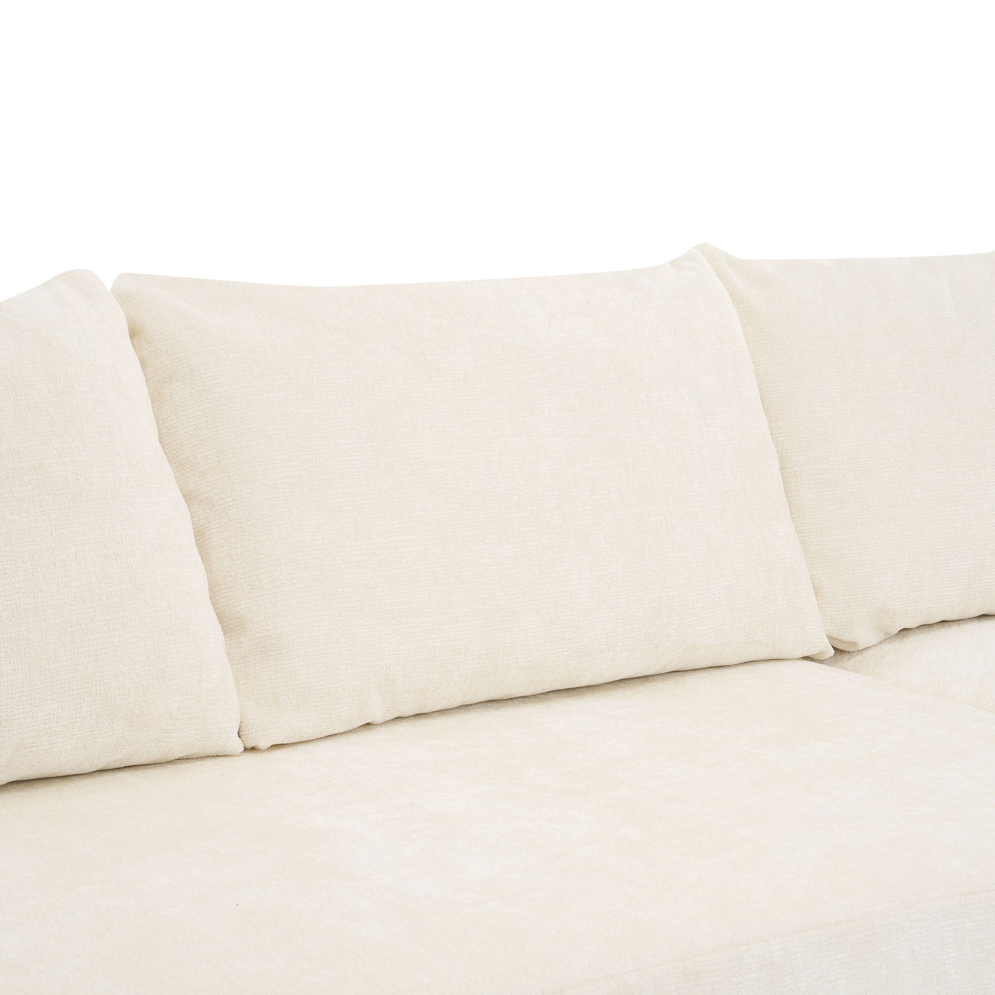 Modular Cloud Sectional Sofa Set, U-Shaped Upholstered Couch With Deep Seat by HouseOfZazla