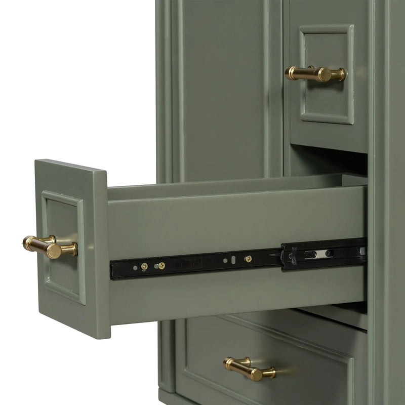 Traditional Bathroom Vanity Set With Soft Close Doors