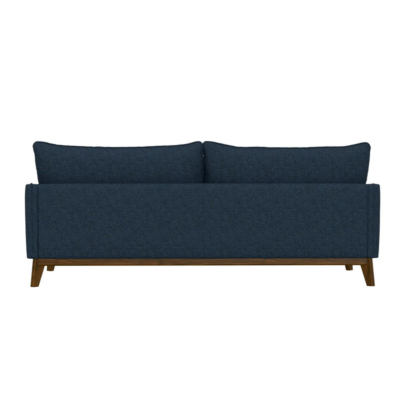 Sofa Wide With Attached Legs - Blue by HouseOfZazla