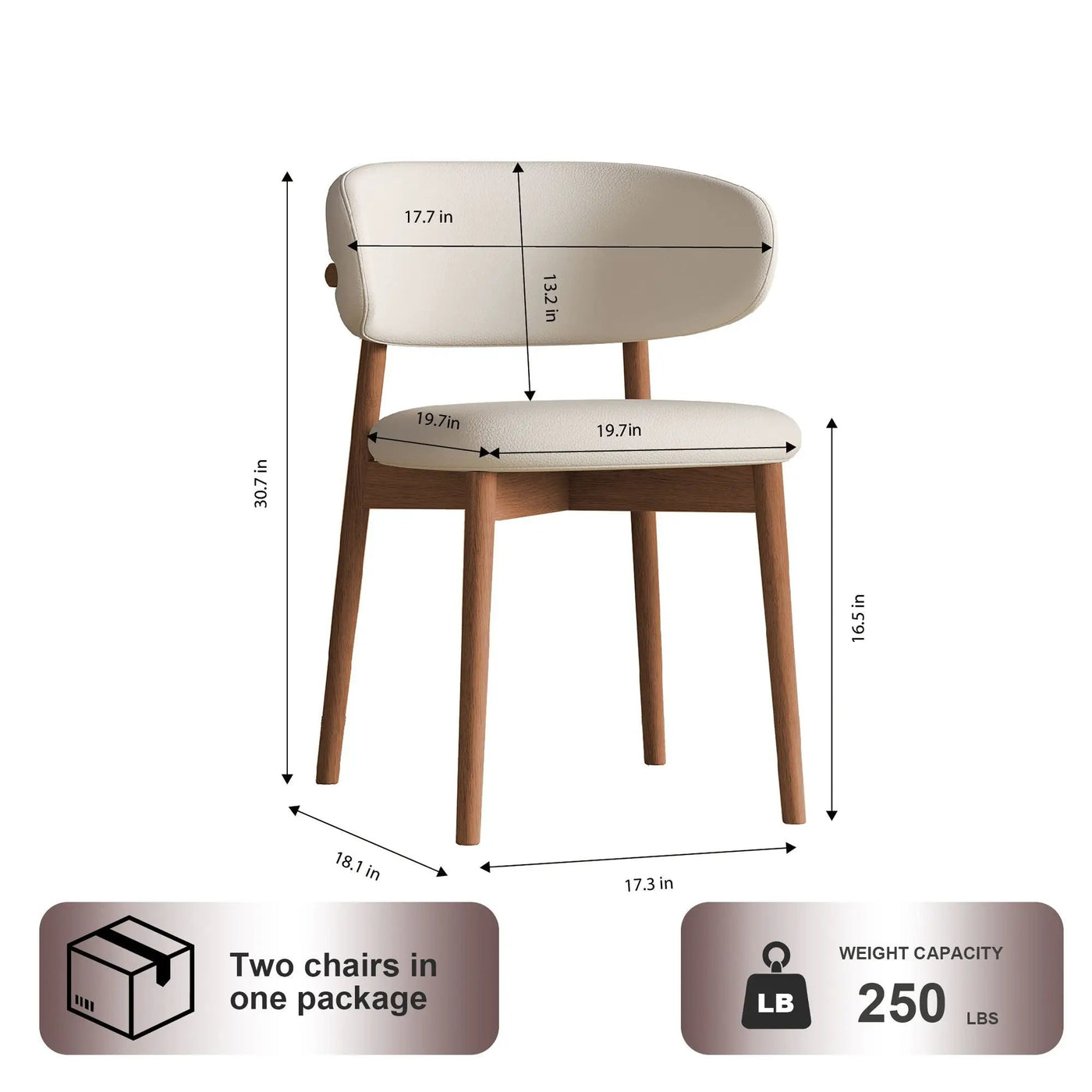 Mid-Century Modern Dining Chair (Set of 2) by HouseOfZazla