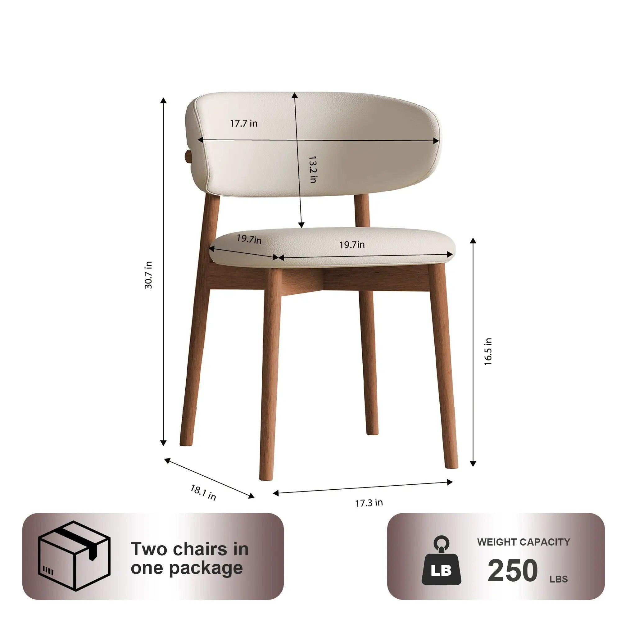 Mid-Century Modern Dining Chair (Set of 2) by HouseOfZazla