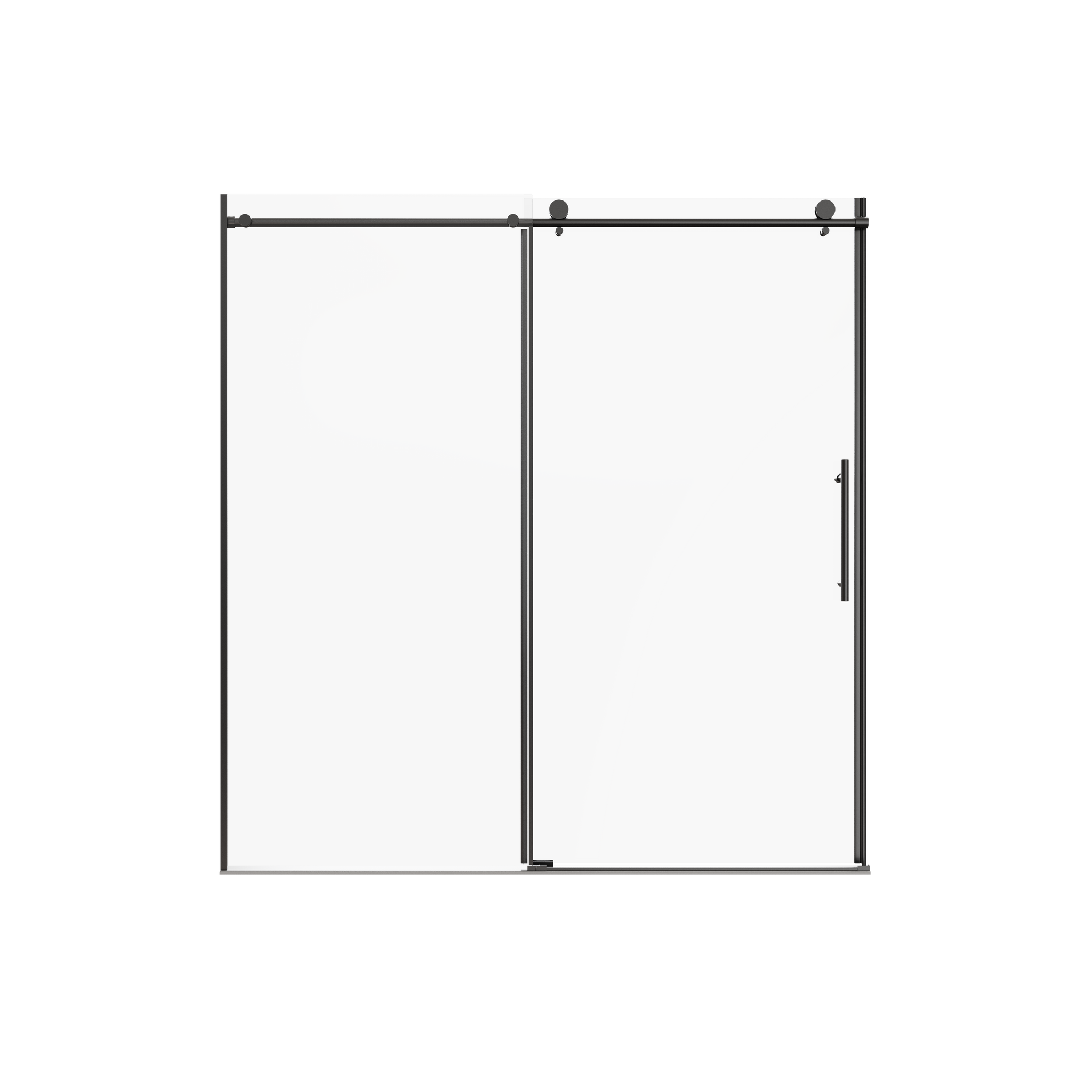 Frameless Single Sliding Shower Door by HouseOfZazla
