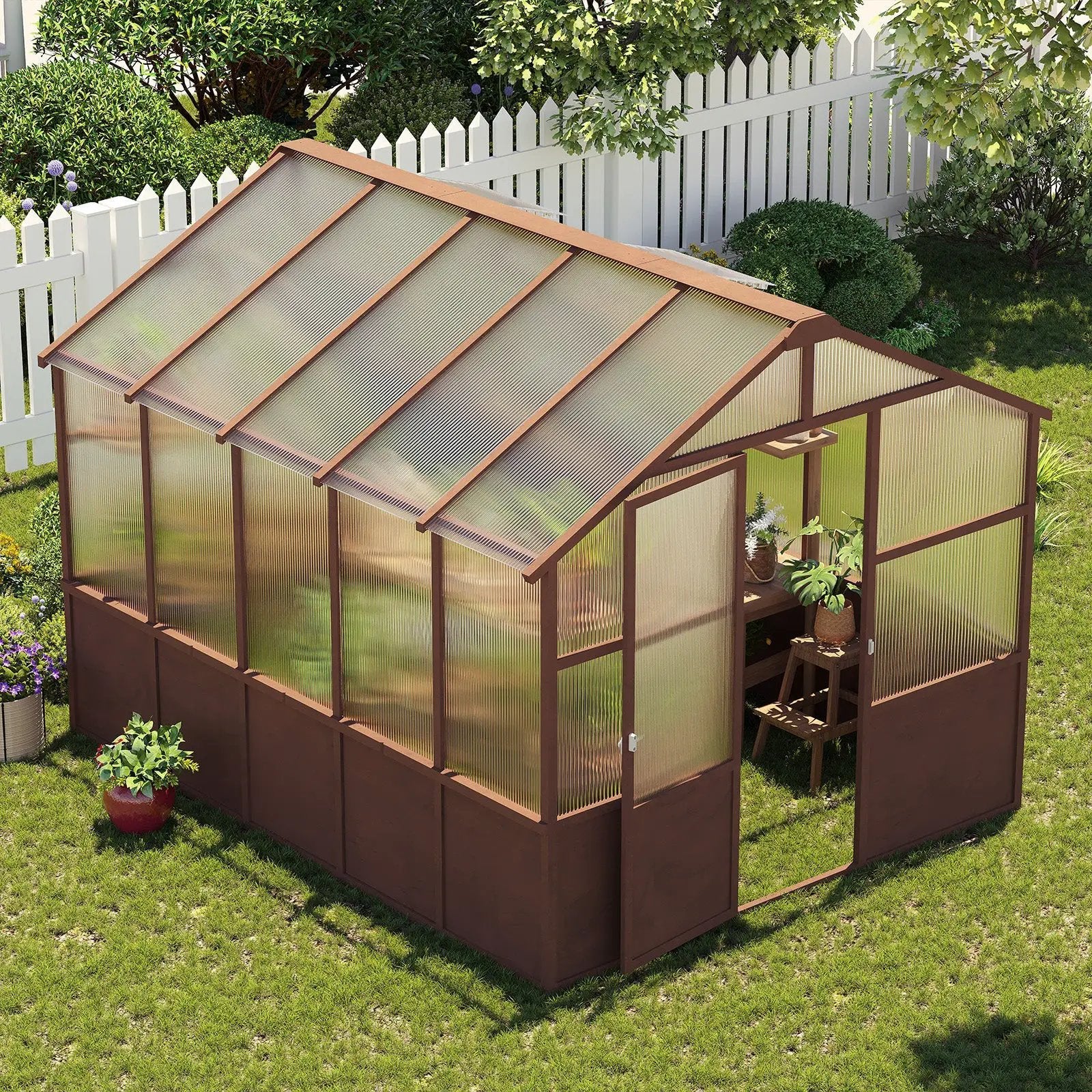 8x10 FT Greenhouse Kit by HouseOfZazla