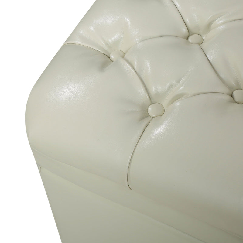 Juliana Storage Ottoman With Birch Legs by HouseOfZazla