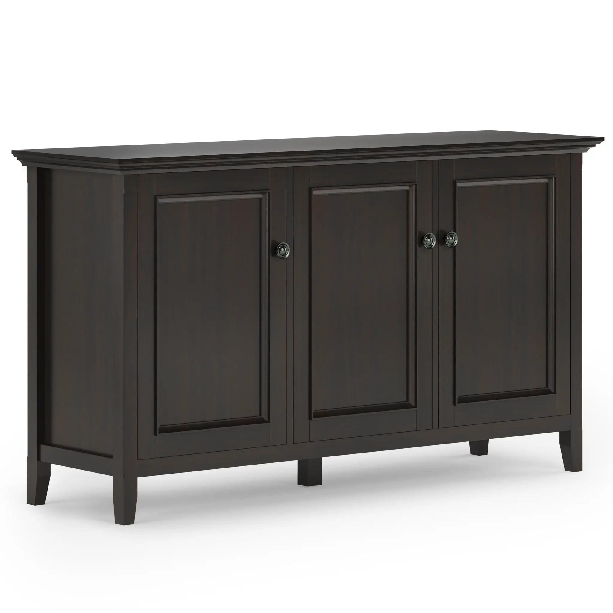 Amherst - Wide 3 Door Storage Cabinet - Hickory Brown by Unique Piece Furniture