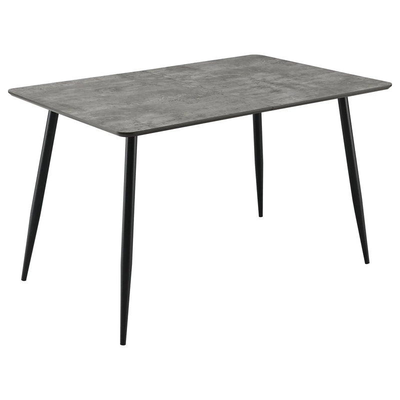 Grant - Extension Dining Table With Butterfly Leaf - Gray by HouseOfZazla