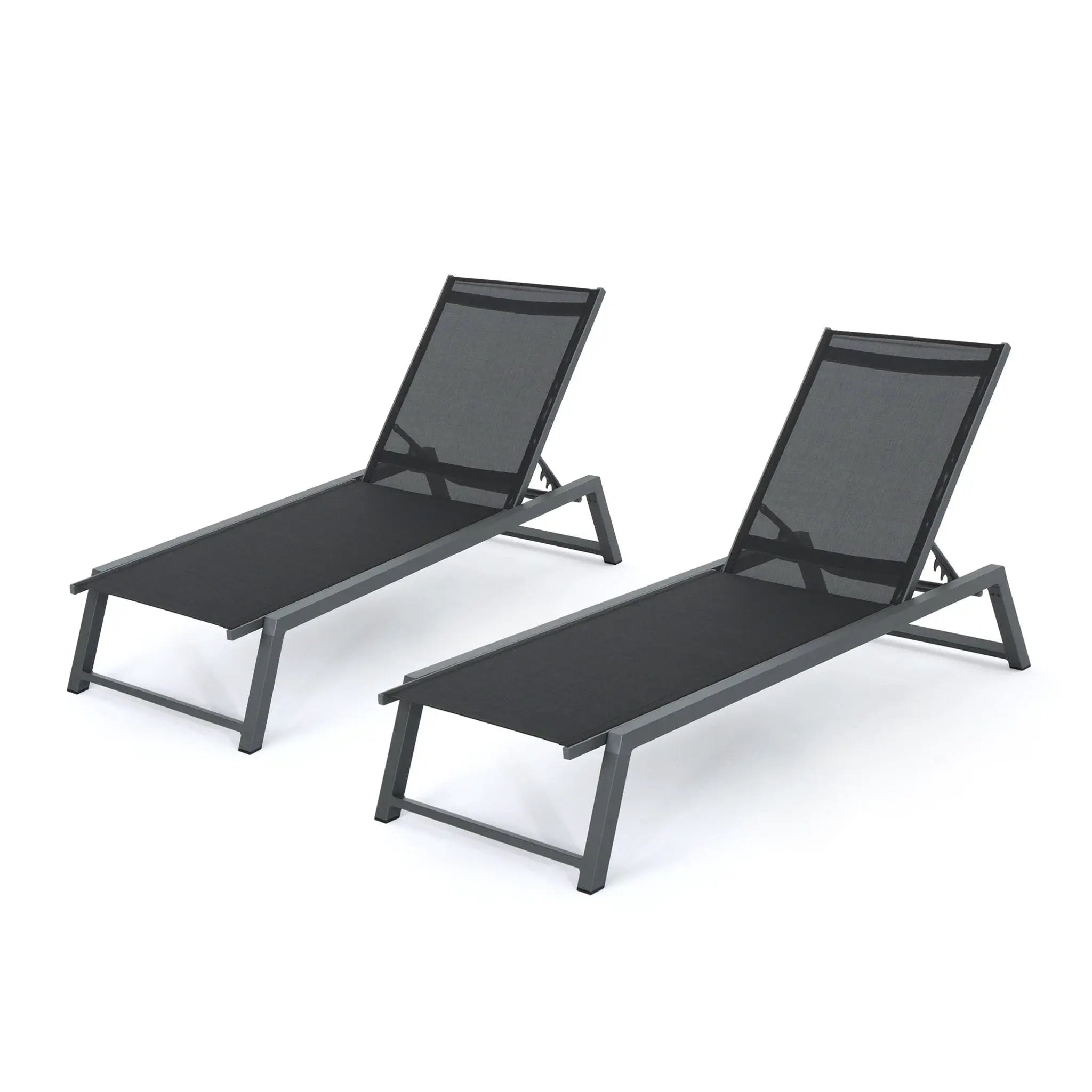 Myers Modern Chaise Lounge Set With Adjustable Back by HouseOfZazla