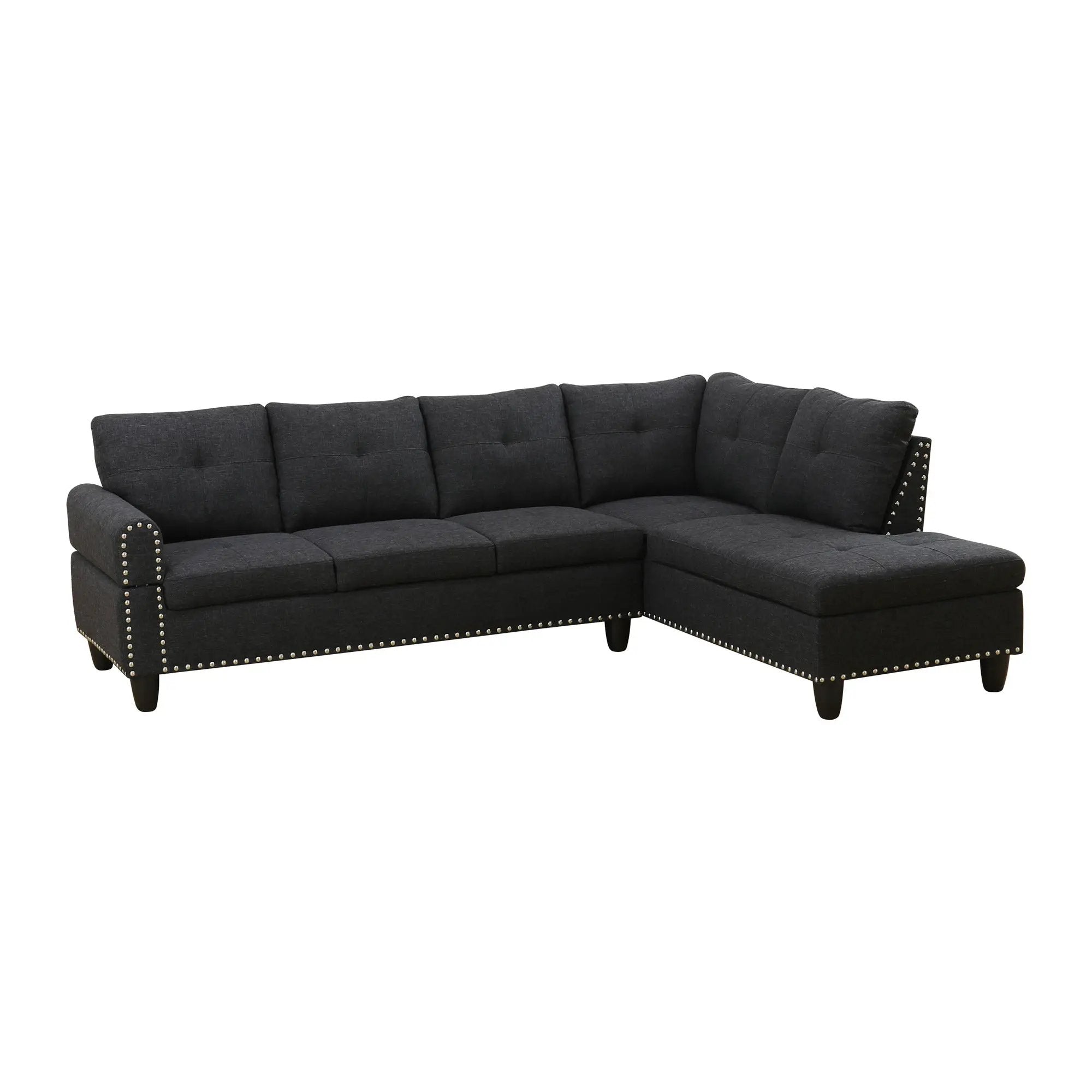 L-Shaped Sectional Sofa - 69.5" x 97.5" by HouseOfZazla
