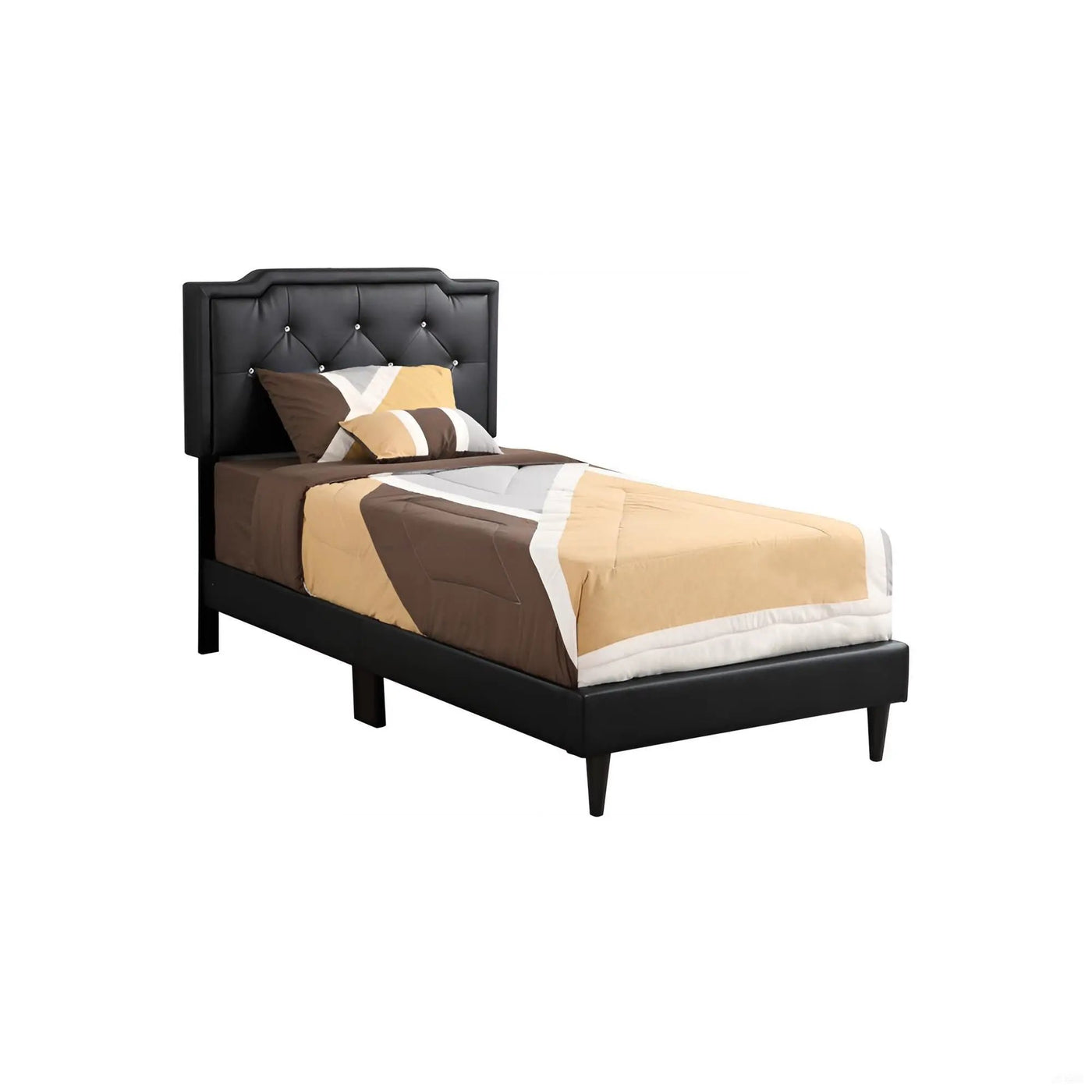 Button Tufted Bed Charming For Cozy Spaces by HouseOfZazla