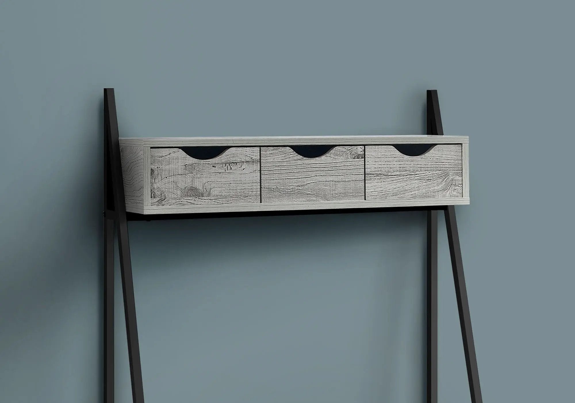 Computer Desk For Home Office, Laptop, Leaning, Storage Drawers, Contemporary & Modern by Unique Piece Furniture