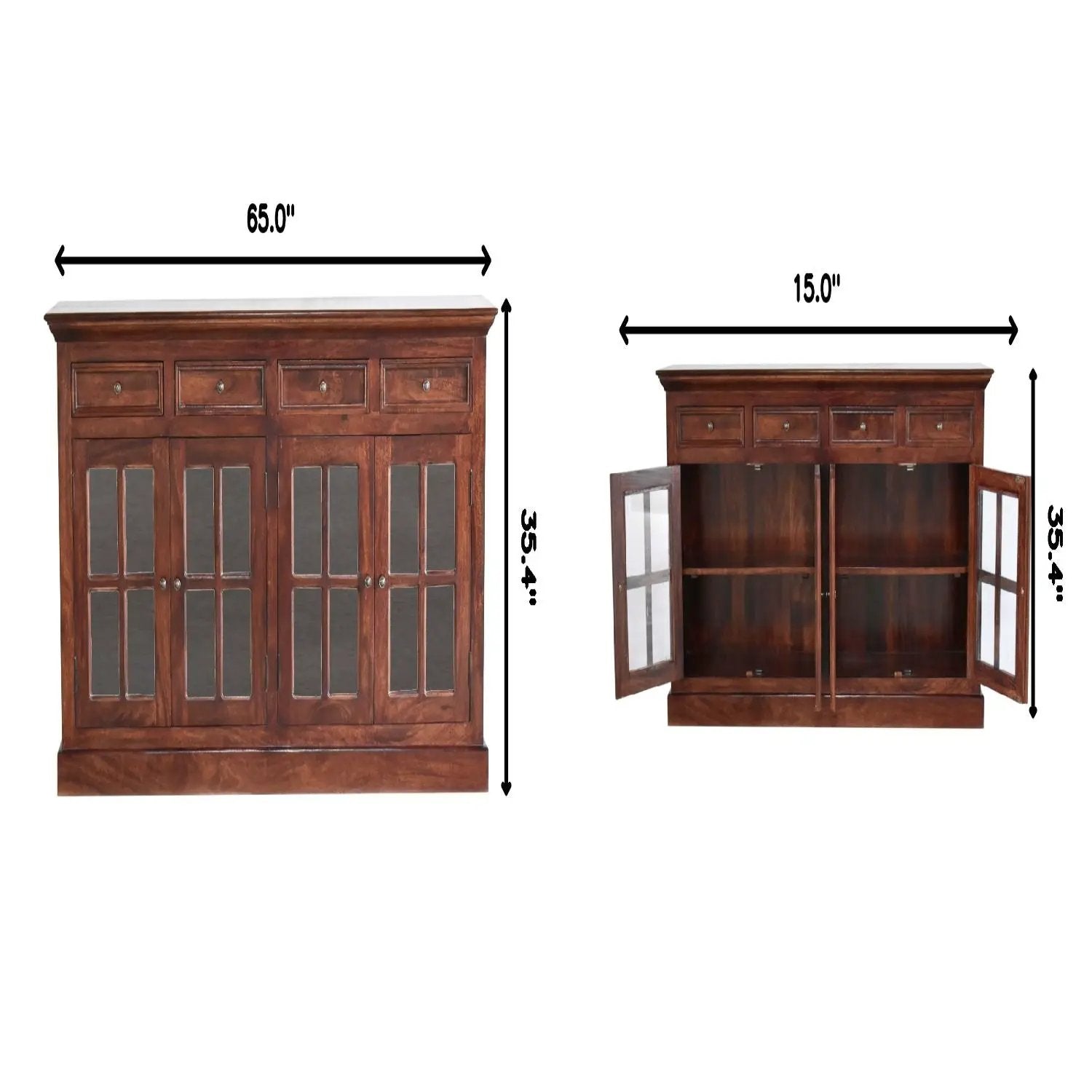 Large Glazed Sideboard by Unique Piece Furniture