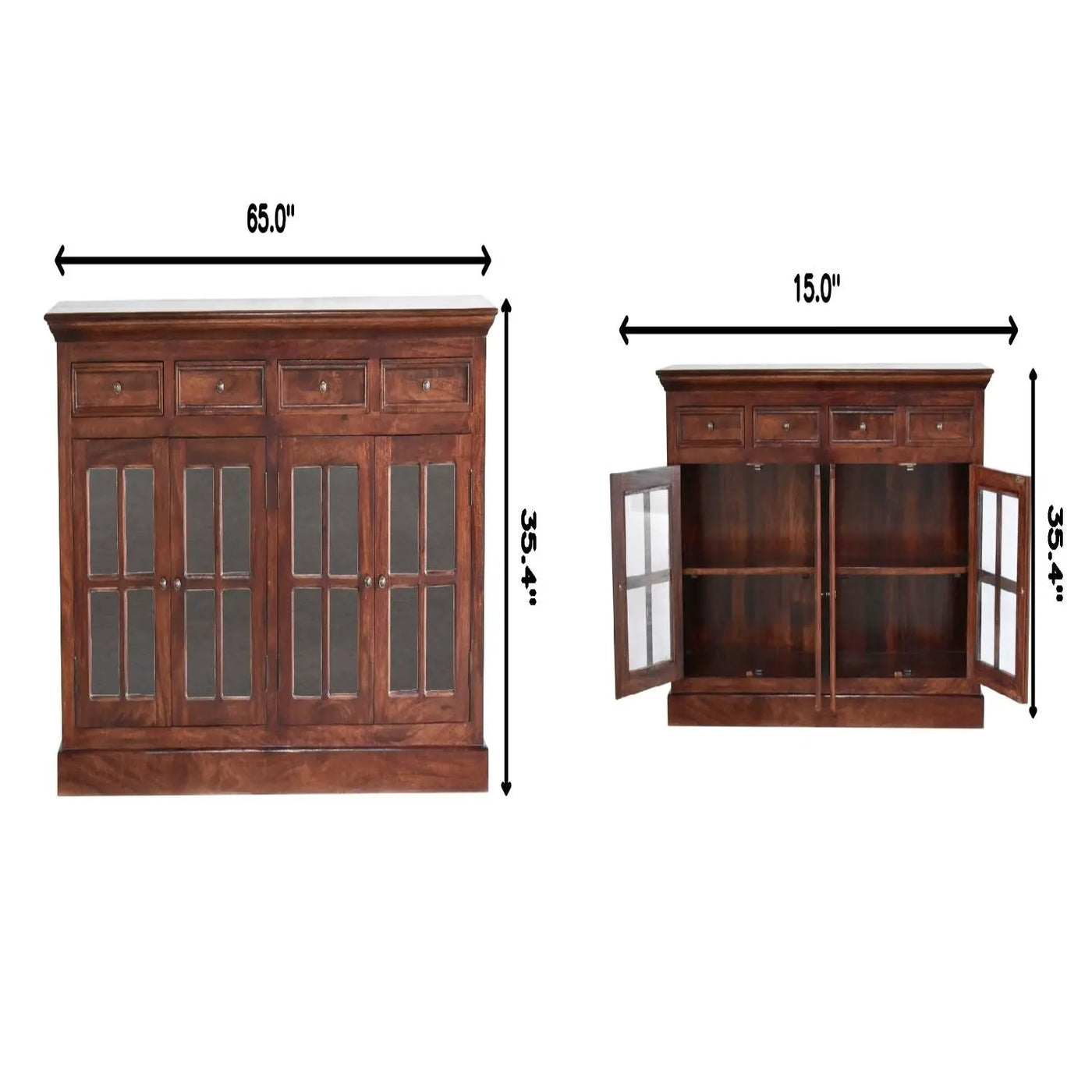 Large Glazed Sideboard by HouseOfZazla