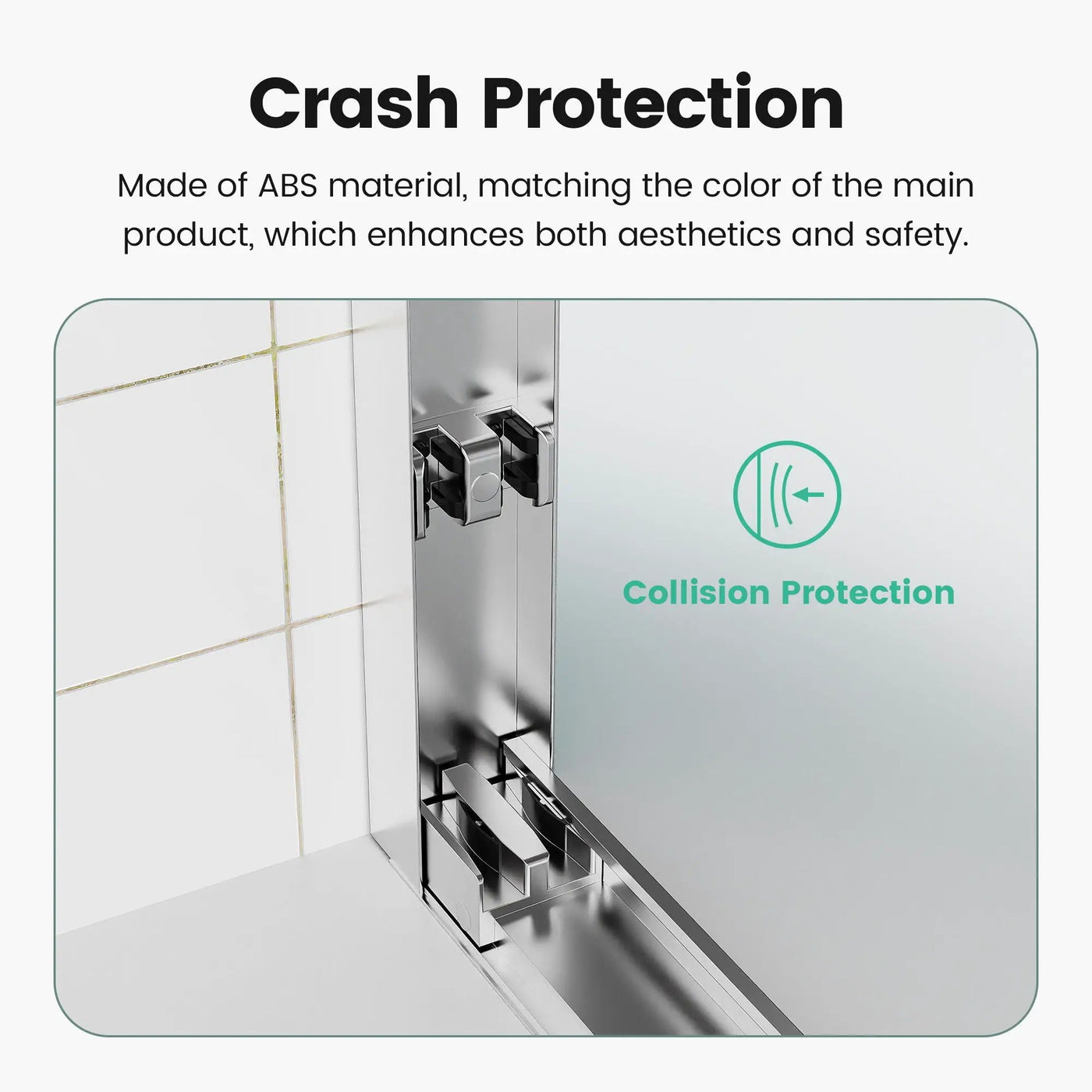 Semi-Frameless Double Sliding Shower Door, Bypass Shower Door, 1 / 4" (6Mm) Thick SGCC Tempered Glass Door by HouseOfZazla