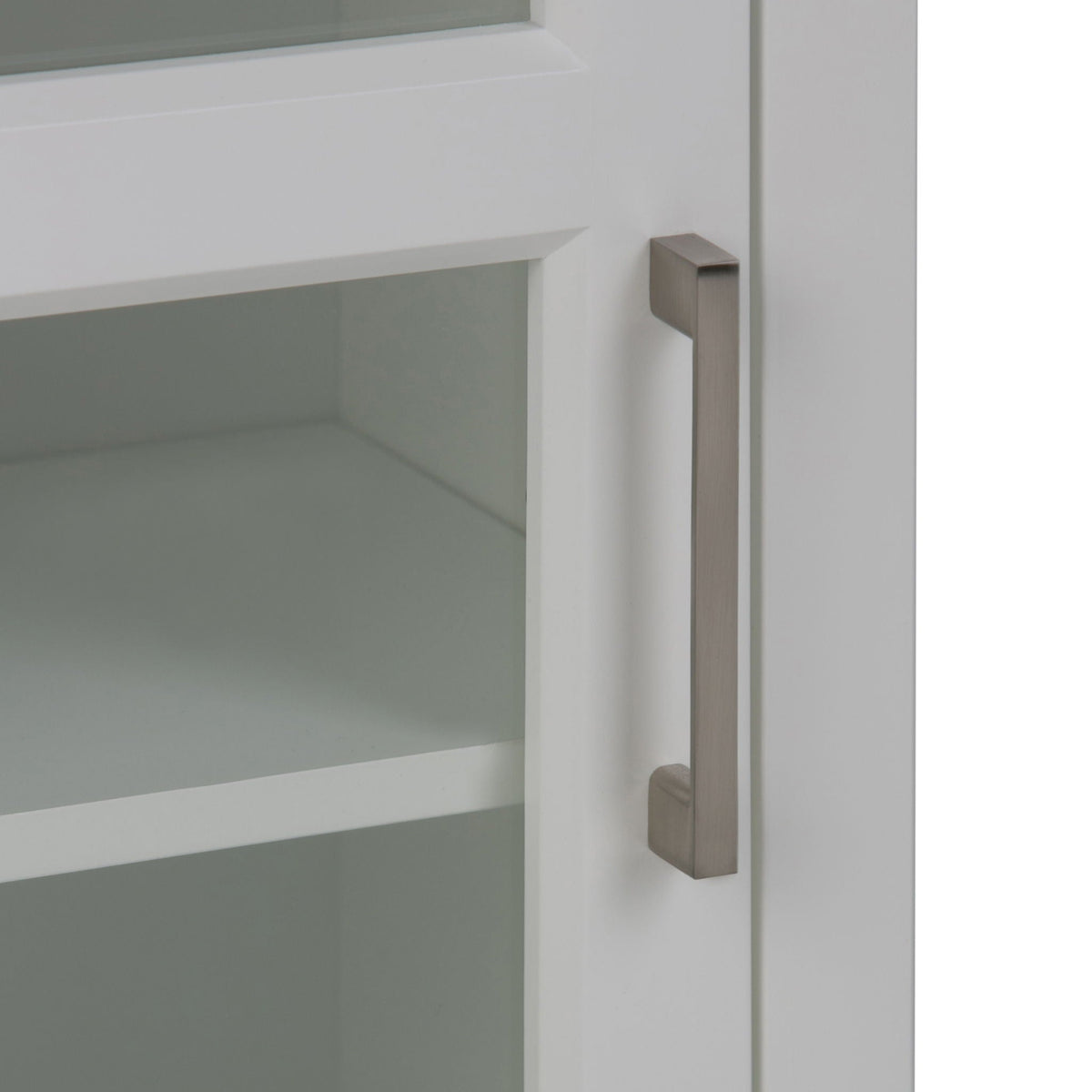 Pure White Single Door Wall Cabinet with Adjustable Shelf - White, photo 3 of 9