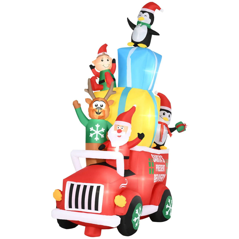 Outsunny 9ft Christmas Inflatables Outdoor Decorations by HouseOfZazla