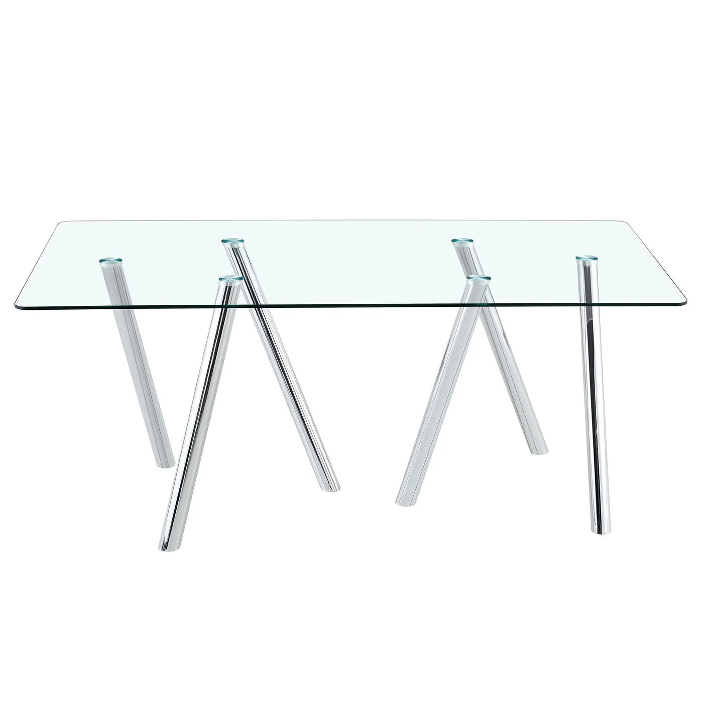 Dining Table With Transparent Surface by HouseOfZazla