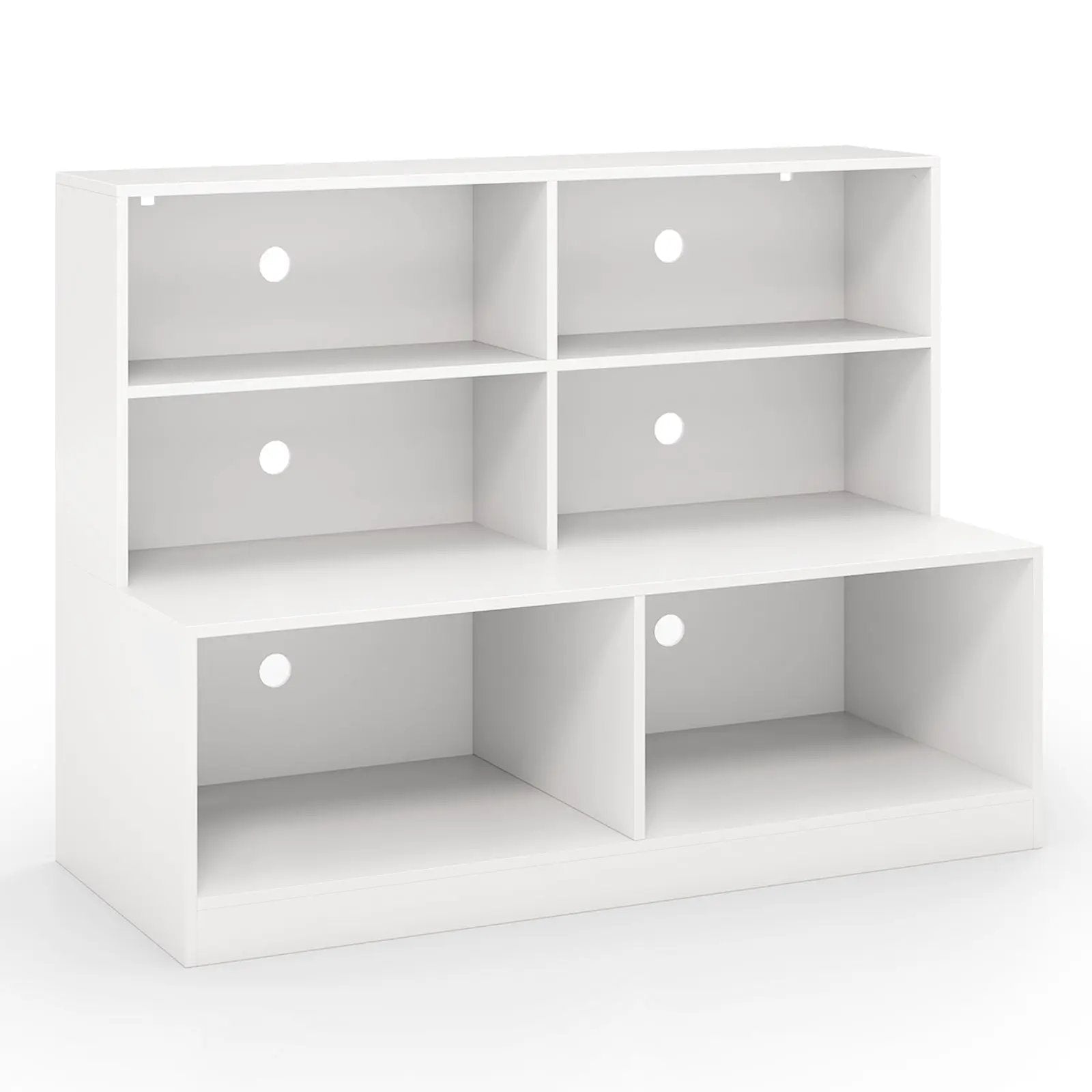 Entryway Shoe Cabinet with 2 Anti-tipping Kits-White by DirectDeals