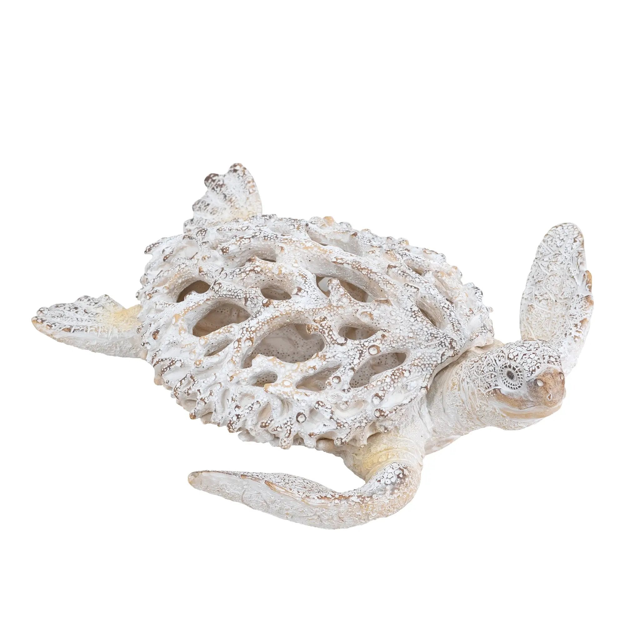 Decorative Polyresin Turtle Statue by HouseOfZazla