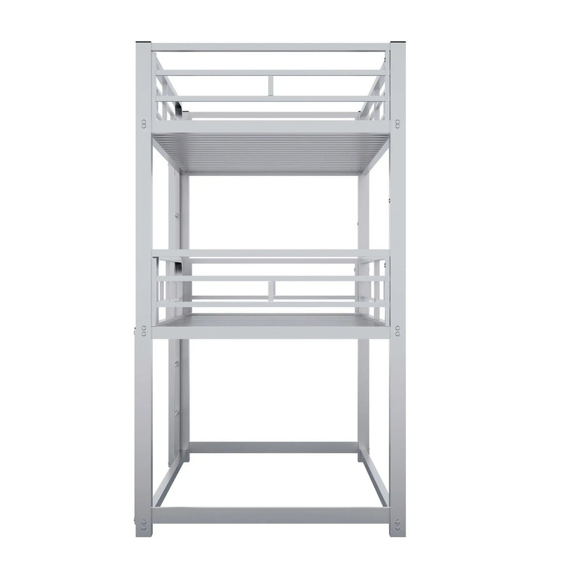 Triple Bunk Bed With Sturdy Construction And Space Saving Design by Unique Piece Furniture