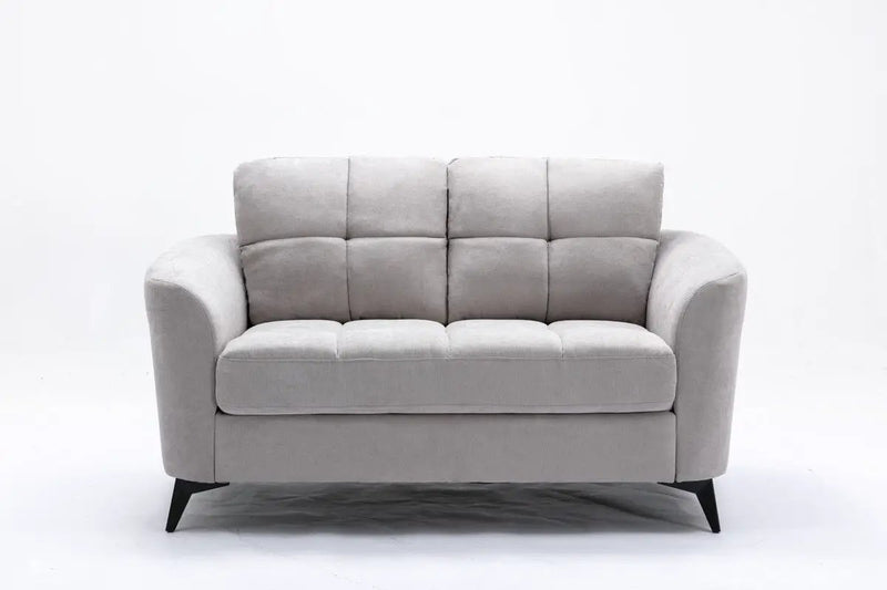 Callie - Woven Fabric Loveseat by HouseOfZazla
