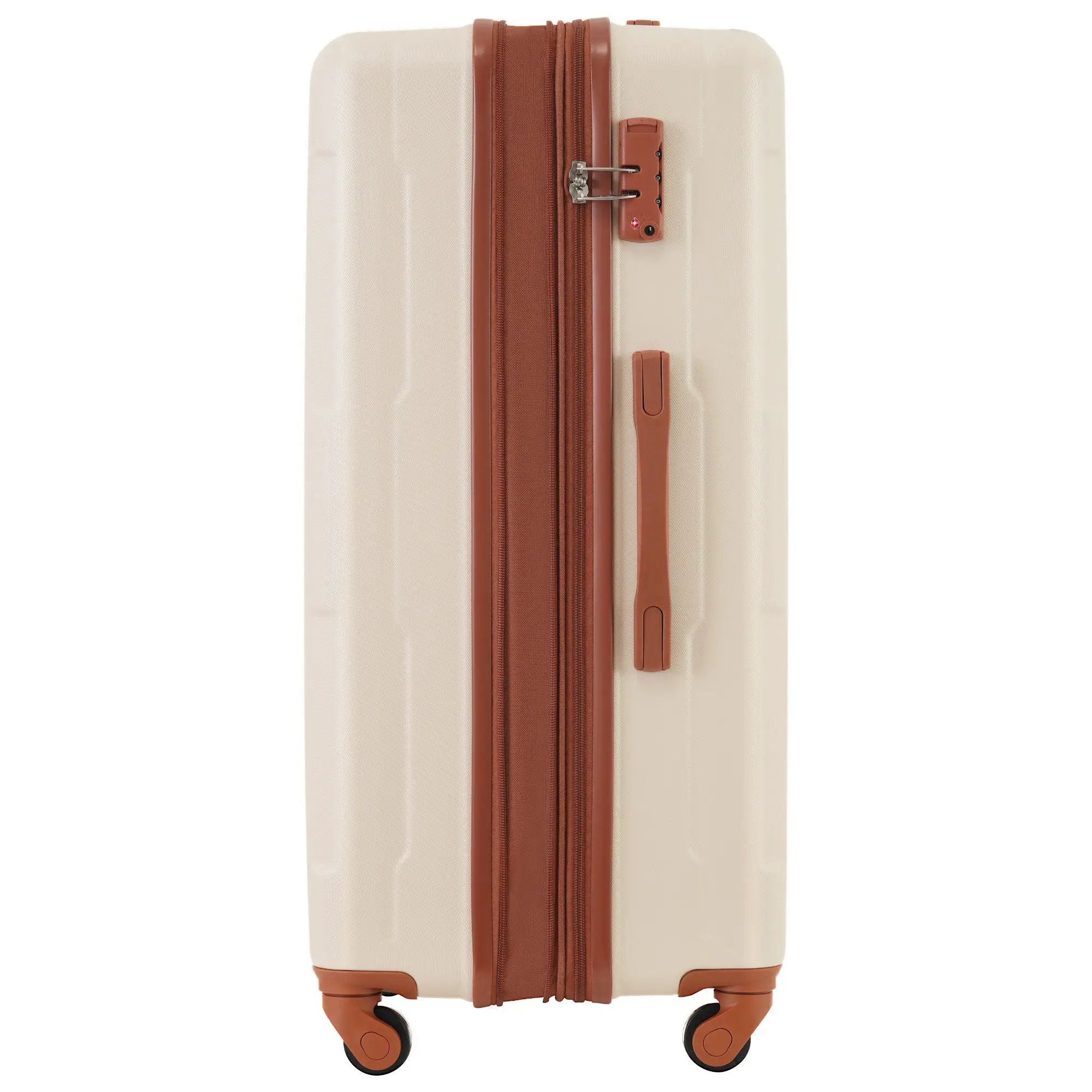 2 Piece Luggage Set With Bags Expanable Spinner Wheels ABS Lightweight Suitcase With Tsa Lock 20" / 24" by HouseOfZazla
