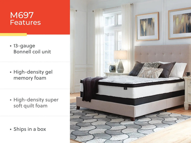 Chime 12 Inch Hybrid - Ultra Plush Hybrid Mattress by Unique Piece Furniture
