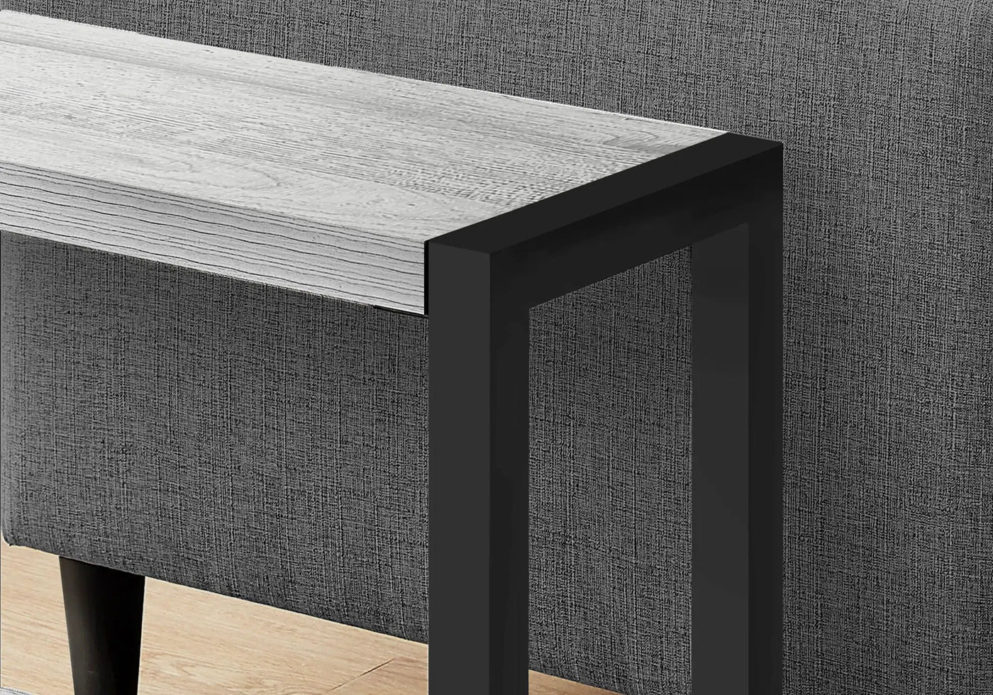 Accent Side Table Narrow Small 2-Tier Contemporary Modern by HouseOfZazla
