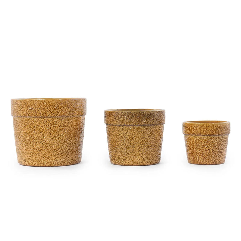 Handmade Ceramic Planter Set of 3 by HouseOfZazla