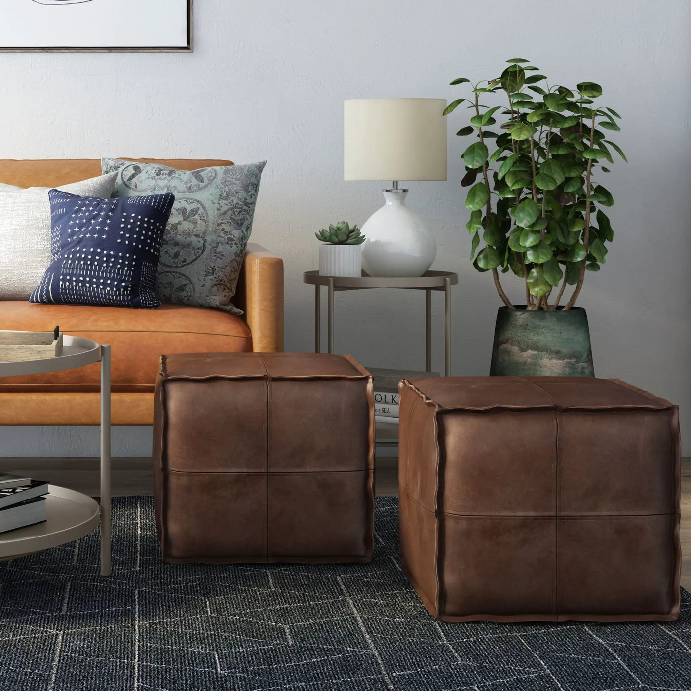 Brody - Versatile Square Pouf by HouseOfZazla