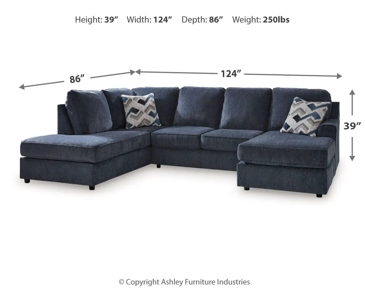 Albar Place - Sectional by Unique Piece Furniture