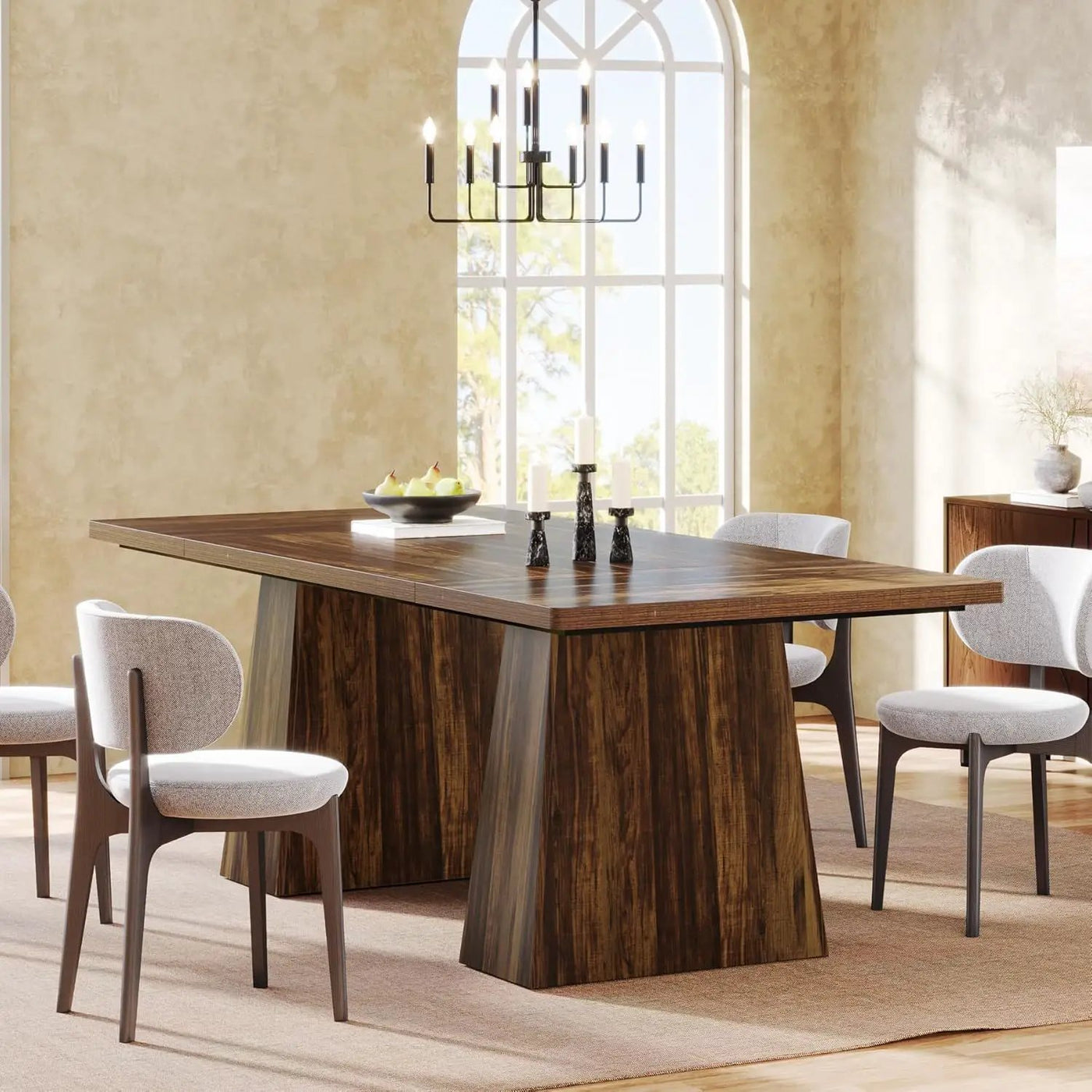Executive Desk, Workstation With Double Pedestal For Home Office by HouseOfZazla