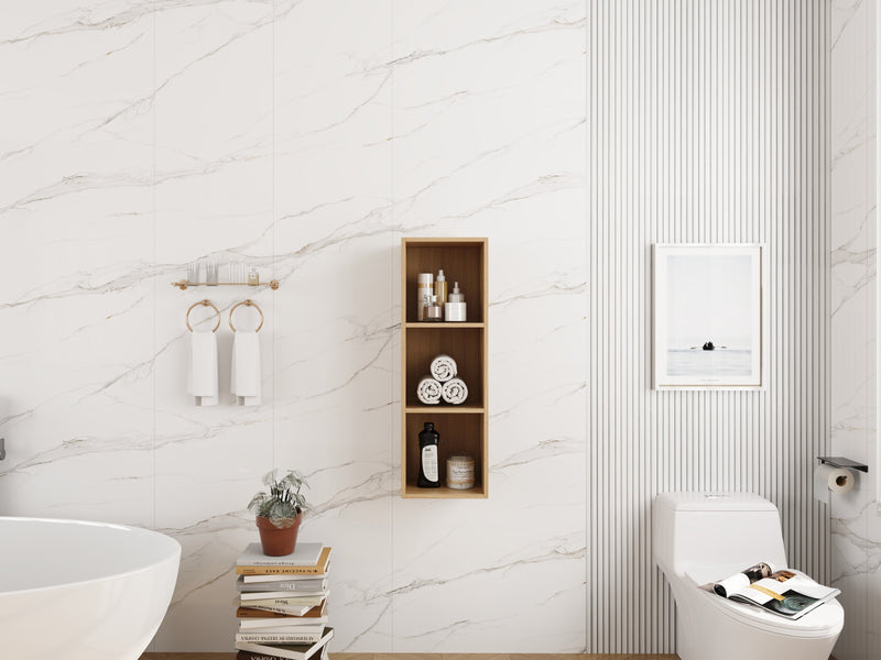 12 Inch Small Wall Mounted Storage Shelves by HouseOfZazla