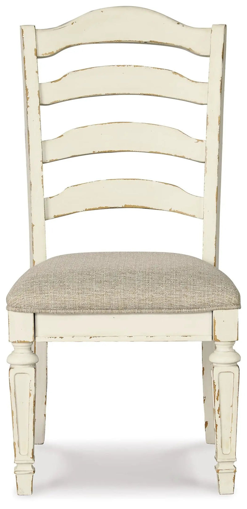Realyn - Dining UPH Side Chair (Set of 2) - Ladderback - Chipped White by Unique Piece Furniture