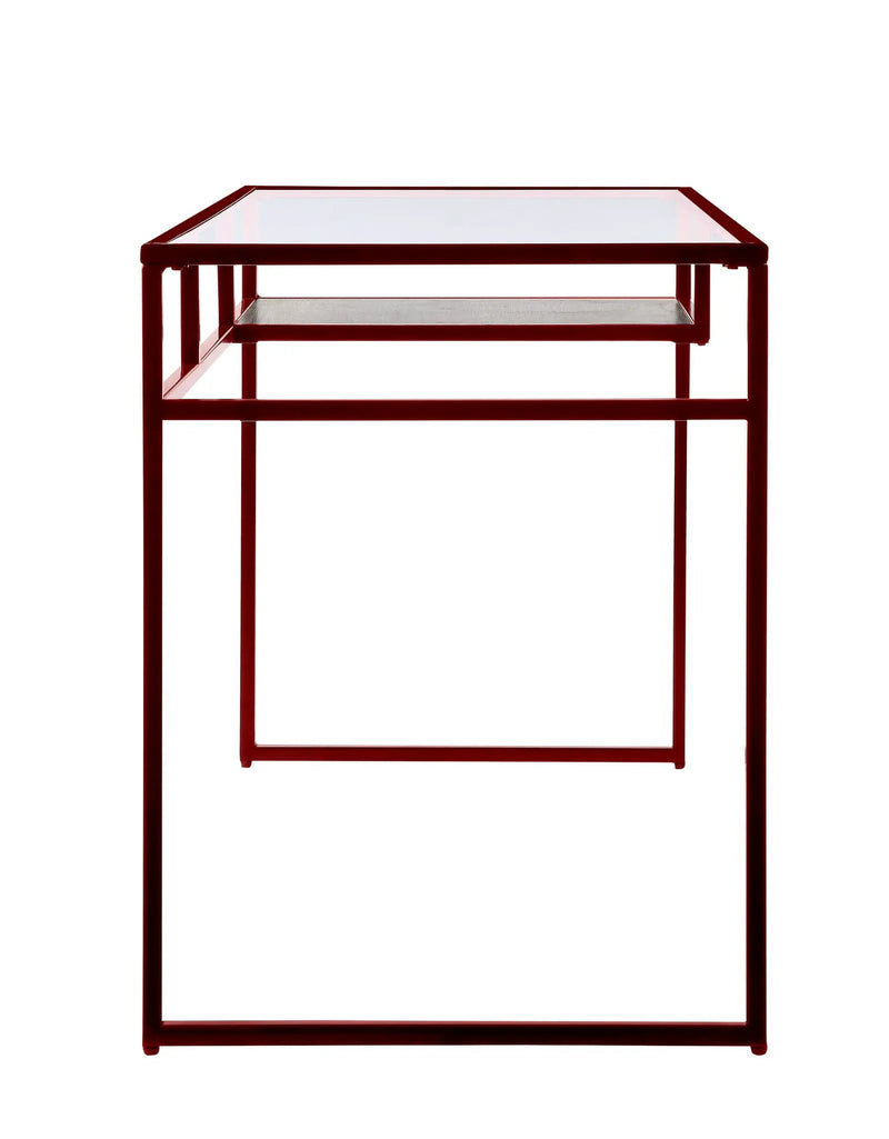 Yasin Glass Top Writing Desk by HouseOfZazla