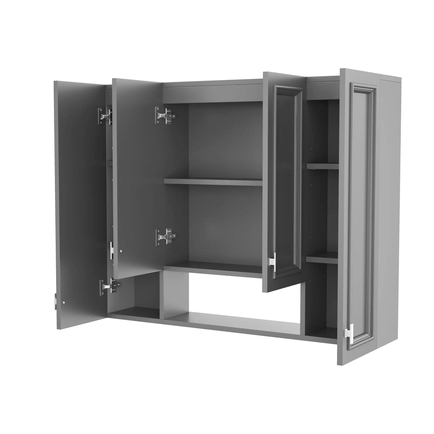 Wall Mounted Bathroom Cabinet With 5 Adjustable Shelves by HouseOfZazla